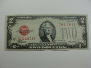 1928 D $2 Two Dollar Red Seal United States Note Choice Xf C96312809a