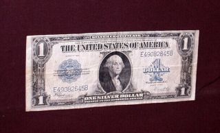 Large $1.  00 Silver Certificate Circ.