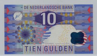 [$] Netherlands,  1997,  10 Gulden,  Gem Unc