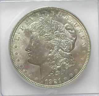 1921 - D Morgan Silver Dollar Icg Ms65 Lists For $250