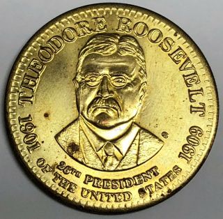 7139c President Theodore Roosevelt Bronze Medal,