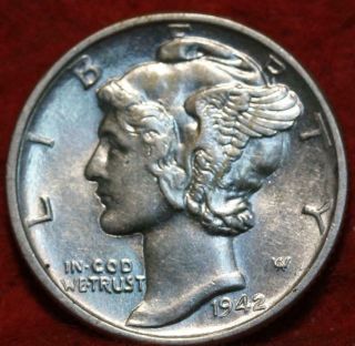 1942 Philadelphia Silver Mercury Dime