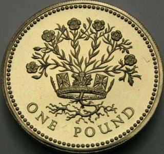 Great Britain 1 Pound 1986 - Irish Flax - Unc - 1680 ¤