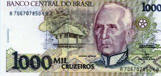 Brazil: 1000 Cruzeiros 1990 - 91