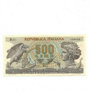 Bank Of Italy 500 Lire 1970 Xf