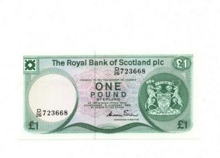 Bank Of Scotland 1 Pound 1985 Xf