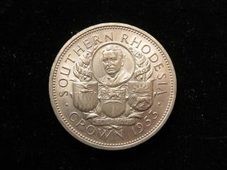 Qeii Southern Rhodesia Rhodes Centenary Crown 1953