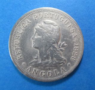 Portuguese Angola 50 Centavos 1928 Km 69 1199