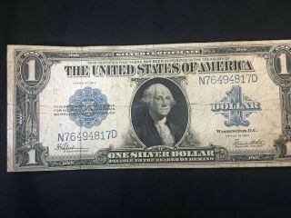 Series Of 1923 Large Size $1 Silver Certificate Currency Note Blue Seal No Res.