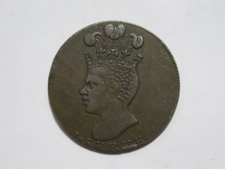 Barbados 1788 Penny Token I Serve World Coin ✮cheap✮