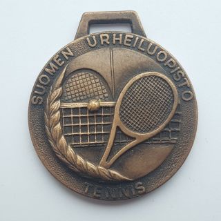 Finland Bronze Medal " Finland Sports College - Tennis " 50mm,  53gr.