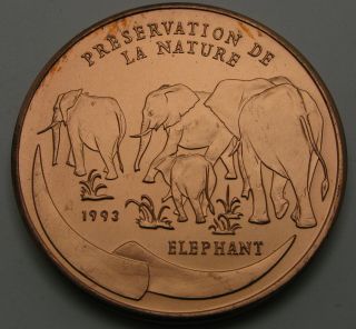Congo Republic 100 Francs 1993 - Copper - Preservation Of Nature - Aunc - 3586