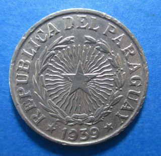 Paraguay 5 Pesos 1939 Km 18 6088