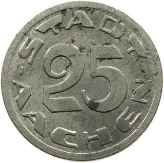Germany Notgeld 25 Pfennig 1920 Aachen S1 147