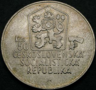CZECHOSLOVAKIA 50 Korun 1988 - Silver - Juraj Jánošík - aUNC - 940 ¤ 2