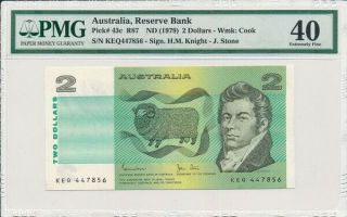 Reserve Bank Australia $2 Nd (1979) Pmg 40