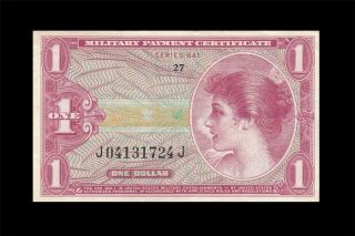 1965 Mpc United States $1 Series 641 ( (ef, ))