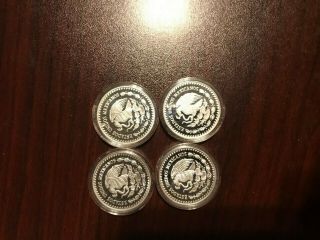 2003,  2004,  2005,  2006 Mo Mexico 1/4 oz Silver Libertad Proof Coins - 4 in total 3