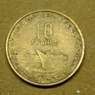 Afars Et Issas 10 Francs 1970