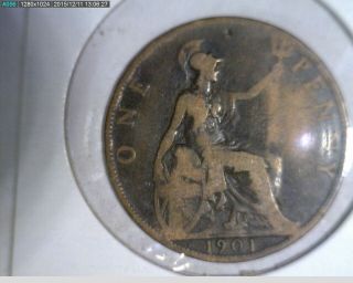 1901 1902 1907 1908 1909 Victoria and Edwardvs VII 1 Penny (28,  29,  30,  31,  32 - 142 2