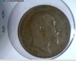 1901 1902 1907 1908 1909 Victoria and Edwardvs VII 1 Penny (28,  29,  30,  31,  32 - 142 3