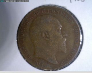 1901 1902 1907 1908 1909 Victoria and Edwardvs VII 1 Penny (28,  29,  30,  31,  32 - 142 5