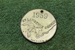 1959 - Token - Medal - St.  Lawrence Seaway - Seagram 