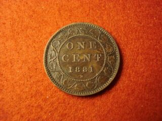 Canada 1 Cent 1881h Ef