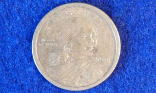 2000 - P Sacagawea Dollar " Wounded Eagle " Fs - 901 Error Coin No - 250