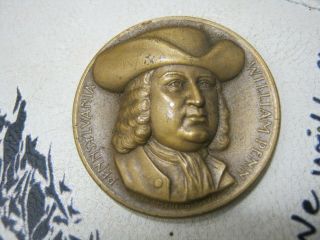 Medallic Art Co.  William Penn Pennsylvania State Seal Coin Medal