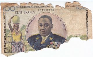 French Equatorial Africa Cameroun 100 Francs 1957 P.  32