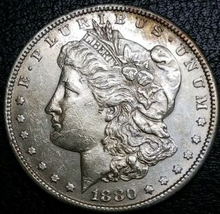 1880 S Morgan Silver Dollar $1 San Francisco United States Liberty 90 Coin