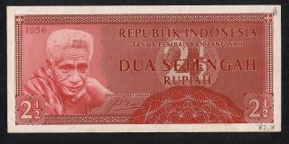 2 1/2 Rupiah From Indonesia 1956