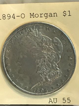 1894 O Morgan Silver Dollar A/u Not Cert