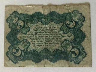 us paper money fractional currency 5 Cent 4