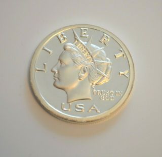 Norfed 2006 Puerto Rico $20 Silver Round Bullion Coin Stamped “pr”.  999 Pr