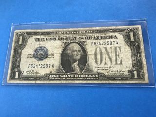 1928 $1 One Dollar Funny Back Silver Certificate