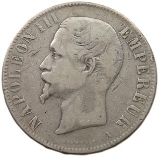 France 5 Francs 1855 A Paris Napoleon Iii.  T58 449