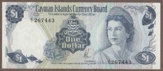 1971 (72) Cayman Islands 1 Dollar Note
