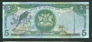 Trinidad & Tobago 2006 5 Dollars P 47c Circulated