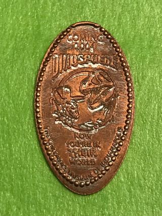 Children’s Museum Of Indianapolis 2004 Dinosphere Pressed Elongated Penny