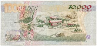 Suriname,  10000 Gulden 1997,  Pick 144,  VF 3