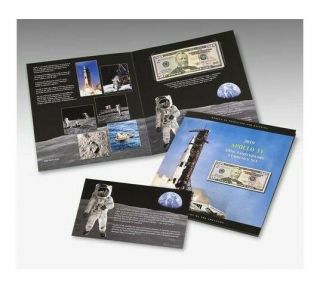 Apollo 11 50th Anniversary Currency Set - Limited Edition Engraving And $50 Bill