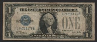 Fr1602 $1.  00,  1928b,  Silver Certificate,  Fine,  " Funny Back "