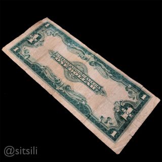 U.  S.  1923 Series Washington One Dollar Bill - Large Size Blue Seal Note 2
