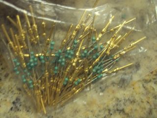 50 - qty 4.  6OZ Electronic Components VARIOUS ASSORTED GOLD 2
