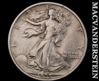 1935 Walking Liberty Half Dollar - Scarce Better Date I2344