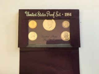 1984 - S Proof Set United States US Government Packaging Box 2