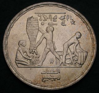 Egypt 1 Pound Ah1415 / Ad1995 - Silver - F.  A.  O.  - Xf - 2100