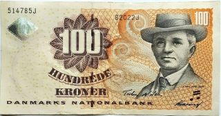 Denmark 2004 100 Kroner World Banknote Km - 61 - C